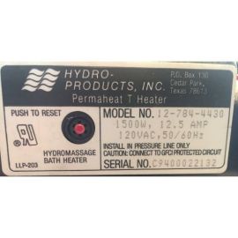 Hydro Products Permaheat T Heater 12-784-4430