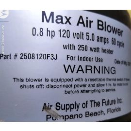 Max Air Blower 2508120F3J