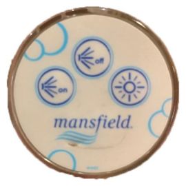 Three Function Control Button for Mansfield Tubs