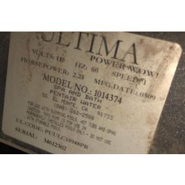 Ultima Power Wow Pump Model 1014374 | PUULC15948PR